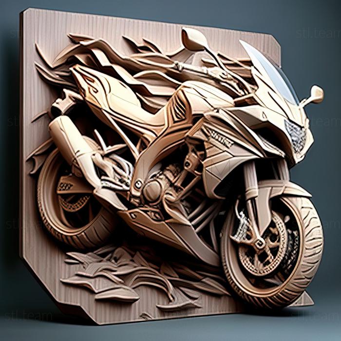 3D модель Kawasaki Versys 2010 (STL)